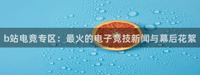 蓝冠娱乐科技：b站电竞专区：最火的电子竞技新闻与幕后花絮